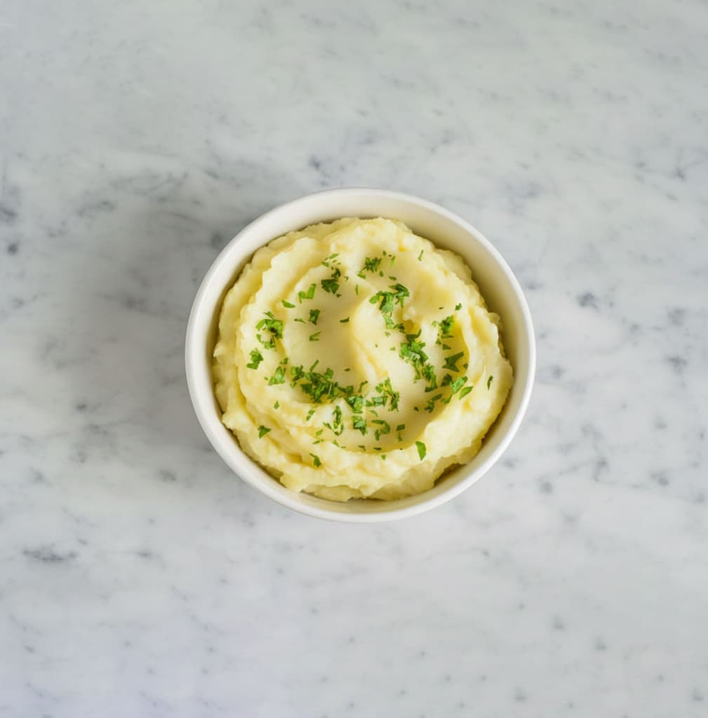 PUREE DE POMMES DE TERRE / HUILE D'OLIVE / BASILIC (400 g)