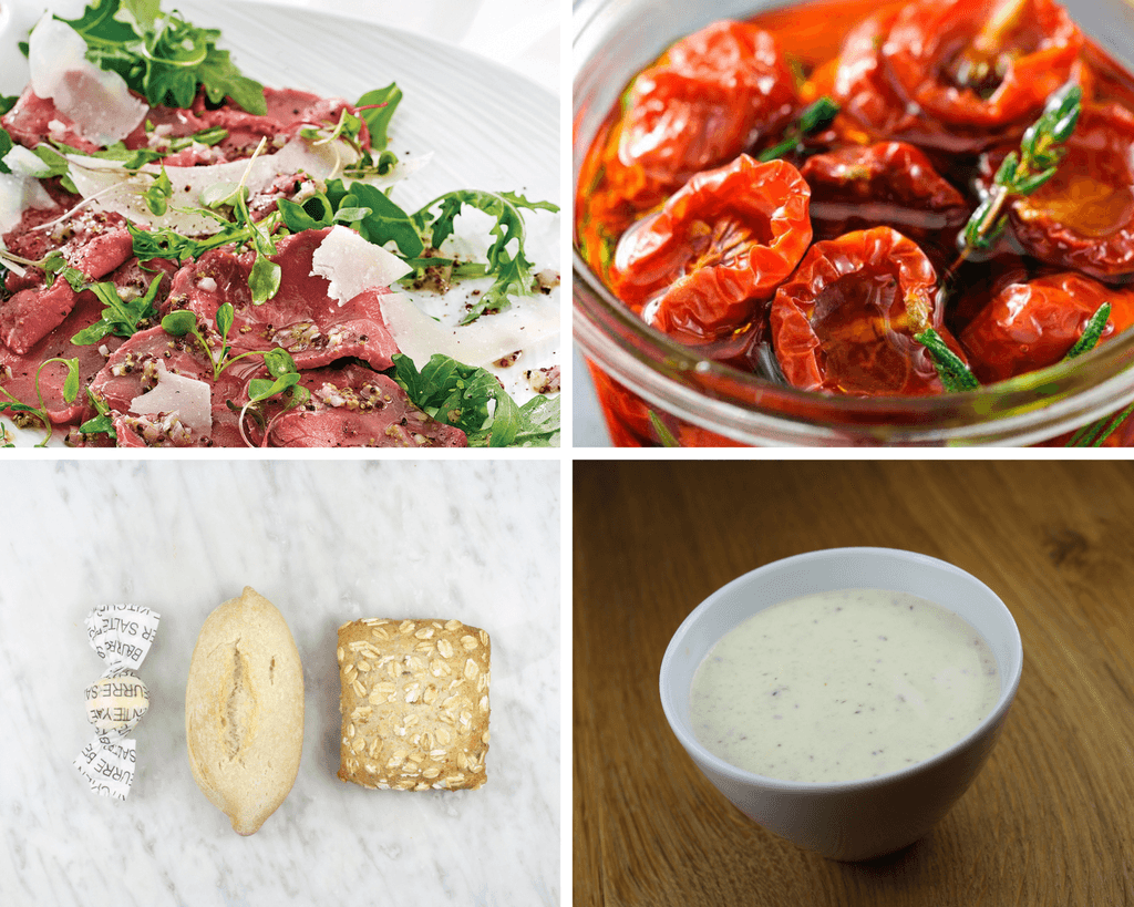 PLATEAU DE CARPACCIO DE BOEUF (prix/pers)