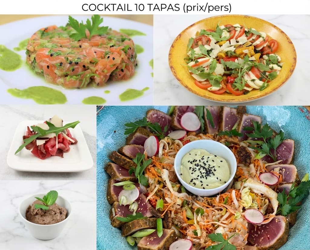 COCKTAIL 10 TAPAS (prix/pers)