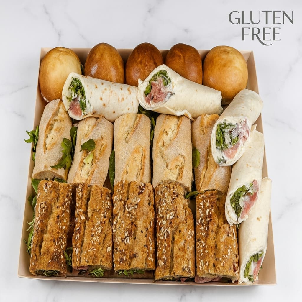 GLUTEN FREE PLATEAU SANDWICHES ULTIMATE PARTY (prix/pers) (GF)