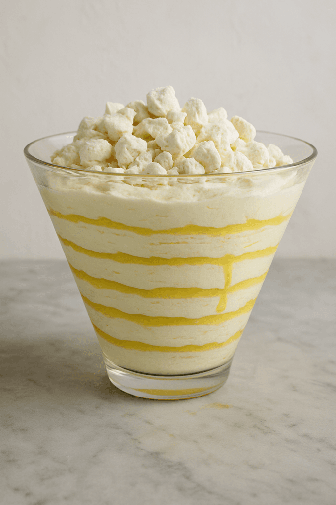 PAVLOVA AUX AGRUMES EN VASE