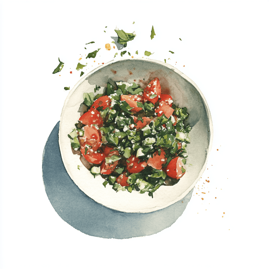 2 - 3E SALADE DE PATES ORZO / FETA / AMANDES / TOMATES SECHEES / OLIVES