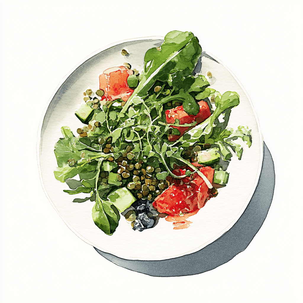 2 - 13E SALADE DE MILLET, CAROTTES, PERSILLADE, AIRELLES ET ESTRAGON