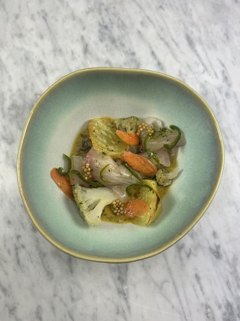 TIRADITO DE DAURADE FONDANT DE DASHI